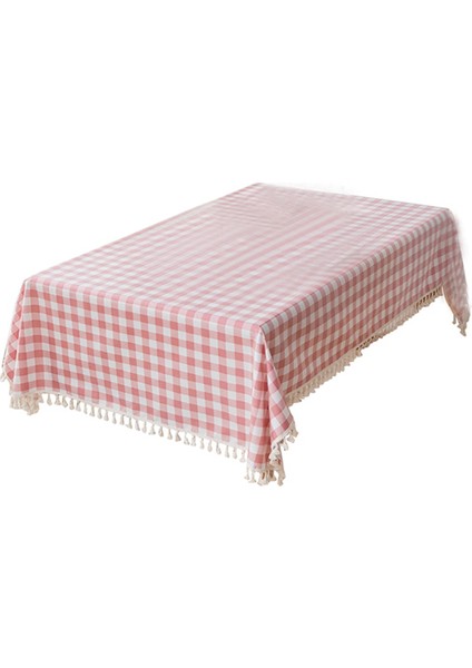 Pembe Girly Masa Örtüsü Su Geçirmez Masa Örtüsü Masa Örtüsü Kahve Düğün Dekorasyon Masa Örtüsü Sevimli (90X90CM) (Yurt Dışından)