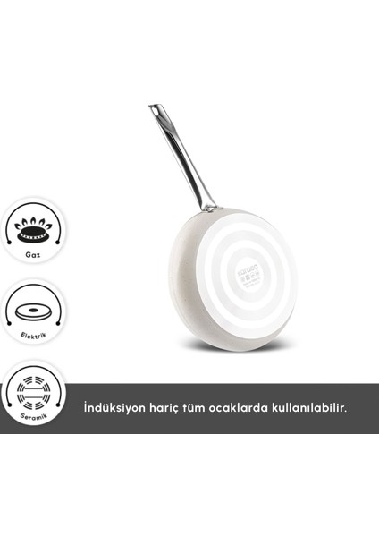 Biogranit White Stone 7 Parça Tencere Seti fırsatları