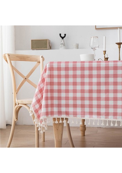Pembe Girly Masa Örtüsü Su Geçirmez Masa Örtüsü Masa Örtüsü Kahve Düğün Dekorasyon Masa Örtüsü Sevimli (90X90CM) (Yurt Dışından) fırsatları