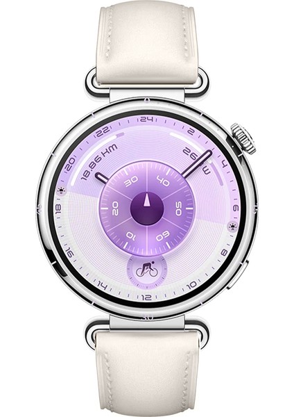 Huawei Watch Gt6 41MM Ile Uyumlu Starlight Gold Metal Tokalı Deri Zarif Şık Kordon modelleri