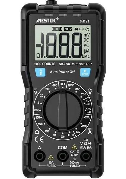 DM91 Manuel Dijital Multimetre