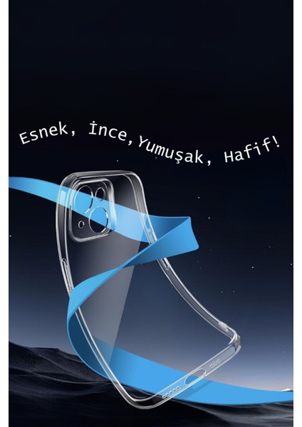 (Lüx Şeffaf) iPhone 15 Plus Uyumlu Lüx Serisi Yumuşak Esnek Şeffaf Silikon Kılıf fiyatları