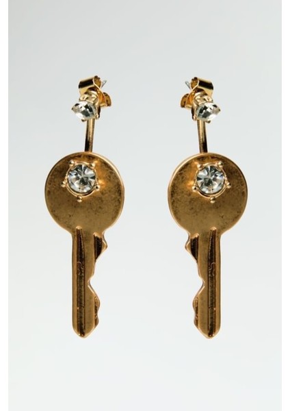 Çelik Anahtar Küpe