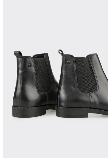 Siyah Deri Erkek Günlük Bot fırsatları