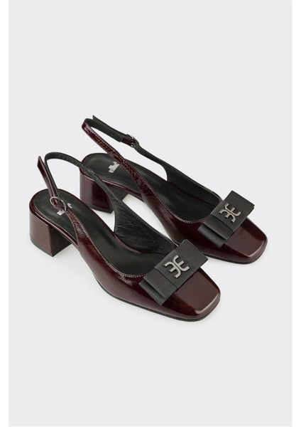 Bordo Deri Kadın Ayakkabı fiyatları