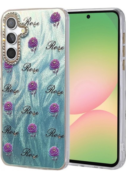 Samsung Galaxy A56 Kılıf Blade Aynalı Desenli Kapak - Desen 9