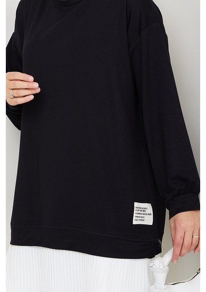 Arma Detay Piliseli Oysho Tunik 1627 - Siyah fırsatları