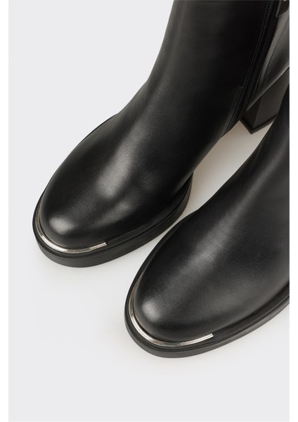 Siyah Deri Kadın Günlük Bot fırsatları