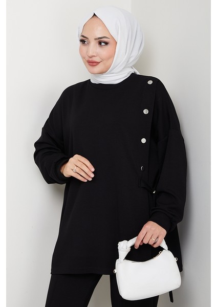 Çıtçıt Detaylı Oysho Ikili Takım 1624 - Siyah fiyatları