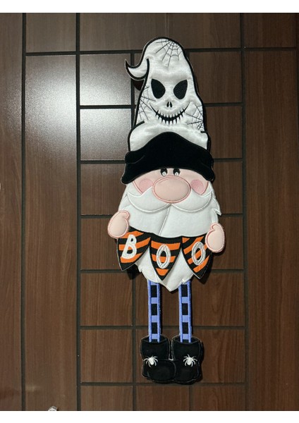 Halloween Boo Gnome - Şanslı Halloween Cücesi Kapı Süsü fiyatları