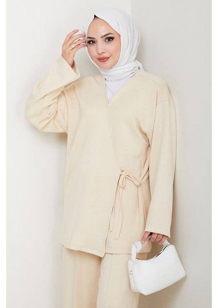 Kimonolu Oysho Ikili Takım 1623 - Bej fiyatları