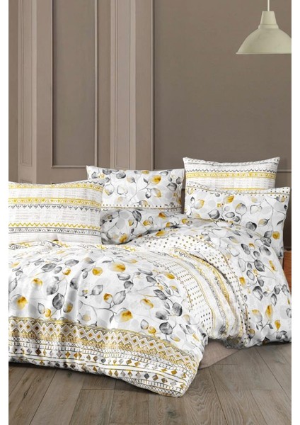 Stella Çift Kişilik Nevresim Takımı Hardal