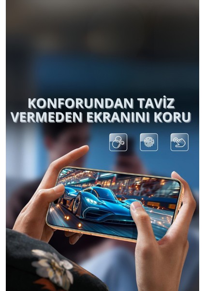 2 Adet iPhone 17 Pro Uyumlu Hd+ 0,26MM 9h Temperli Cam Ekran Koruyucu