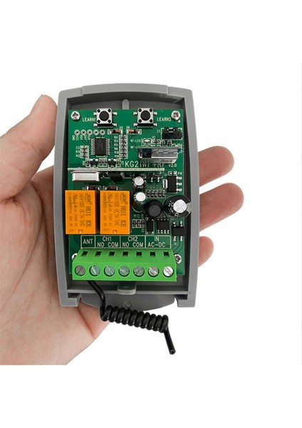 Tuya Wıfı Akıllı Alıcı 7-32V 2ch Garaj Kapısı Uzaktan Kumanda 433MHZ Verici Açma Denetleyicisi Haddeleme Kodu (Yurt Dışından) fırsatları