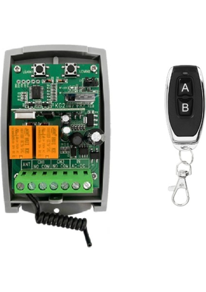 Tuya Wifi Akıllı Alıcı 2ch 7-32V Garaj Kapı Uzaktan Kumanda Açma Denetleyicisi Haddeleme Kodu 433MHZ Verici (Yurt Dışından)