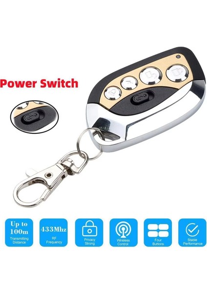 Garaj Kapısı/elektrik Perdesi Için Yeni 433MHZ Evrensel Uzaktan Kumanda Çoğaltıcı - Metal Keyfob Klonu (Yurt Dışından) modelleri