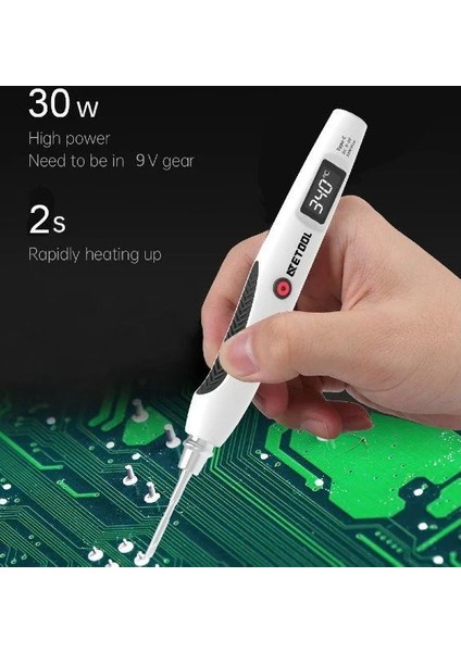 AE730D 30W Sıcaklık Kontrollü Dijital Lehimleme Istasyonu modelleri