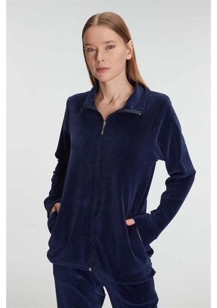 Arias Closet Pamuklu Fermuarlı Sweatshirt Pantolon Pijama Takımı fırsatları