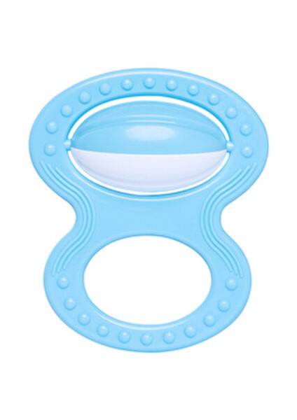 Çıngırak Bebekler İçin Ergonomik Tasarım BPA İçermeyen Mavi Renkli fiyatları