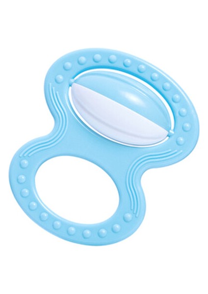 Çıngırak Bebekler İçin Ergonomik Tasarım BPA İçermeyen Mavi Renkli modelleri