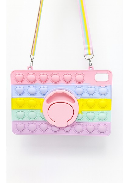 Ipad 7 8 9. Nesil 10.2 Inç Uyumlu Çocuklara Özel Popit Tablet Kılıfı Çocuk Tablet Kılıfı Standlı