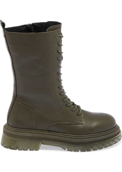 Haki Hakiki Deri Kadın Casual Bot - K23K1BT66911-T9U