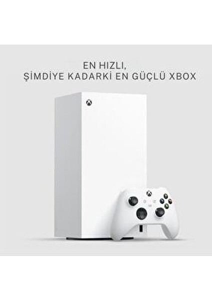 Xbox Series X Digital Edition Oyun Konsolu Beyaz Renk Tek Kollu Kontrolcü ile fırsatları