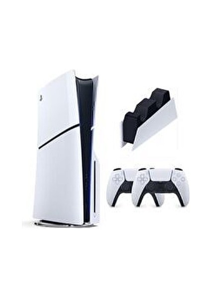 Playstation 5 1 TB Slim Oyun Konsolu 2 Kol ve Şarj İstasyonu ile Gelişmiş Oyun Deneyimi fiyatları