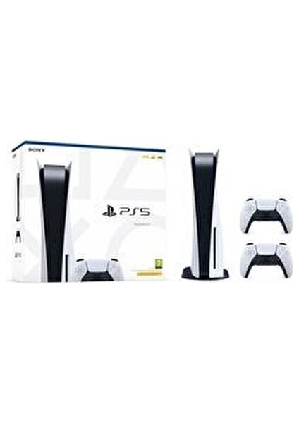 Playstation 5 Oyun Konsolu 825 GB Beyaz Renk ile Assassins Creed Valhalla Oyun Paketi