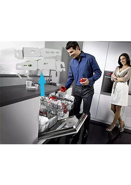 Whirlpool ve Kitchenaid Bulaşık Makineleri Için Vidalı 4'lü Tezgah Altı Bulaşık Makinesi Üst Montaj Braketi 8269145 (Yurt Dışından) indirimleri