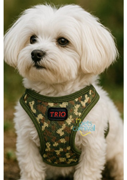 Air-Mesh Göğüs Tasması Camo Hafif ve Dayanıklı 2si1 Arada Set