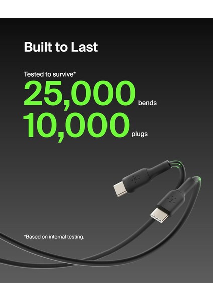 Boost Charge 60W Usb-C - Usb-C Şarj Kablosu 1m modelleri