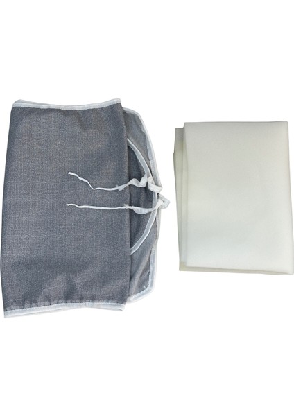 Ütü Masası Kılıfı Vip 48X130 Cm-Süngerli Ütü Bezi Ütü Masası Bezi-Gri fiyatları