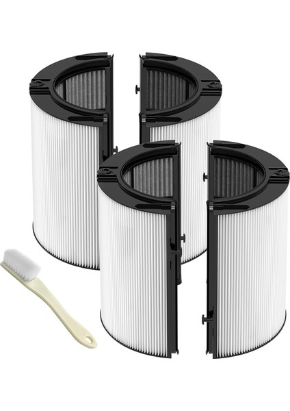 Dyson Için 360° Combi 2'si 1 Arada True Hepa + Karbon Yedek Filtre (Yurt Dışından)