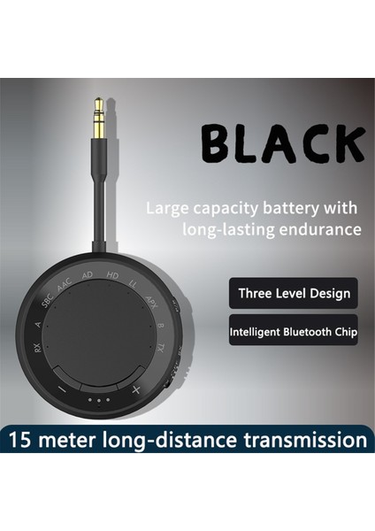Bluetooth 5.4 2 Kulaklık Için Verici Alıcı Düşük Gecikme/hd Aux Kablosuz Ses Bluetooth Uçak Adaptörü Siyah (Yurt Dışından) fırsatları