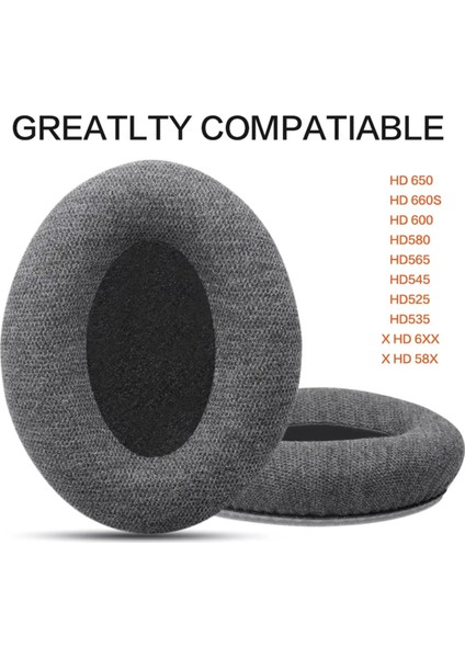 Sennheiser HD650/HD600/HD660S/HD545/HD525/HD535 Kulaklıklar Için Kumaş Kulak Taşları Geliştirilmiş Konfor Yedek Kulak Yastıkları (Yurt Dışından) fiyatları