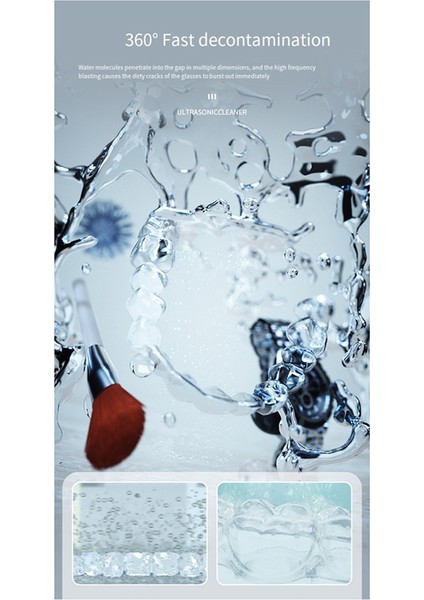 Protezler Için Ultrasonik Temizleyici, Tüm Dişler, Retansiyon Aletleri, Hizalayıcılar Için Profesyonel Ultrasonik Temizleme Makinesi Beyaz Abd Fişi (Yurt Dışından) fırsatları