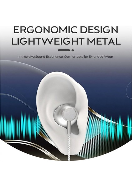 USB Tip C Kablolu Kulaklıklar Kulak Kulaklıkları Yarısı Hacim Kontrol Bluetooth 5.3 Çift Telefon Bağlantısı Örgülü Kablo (Yurt Dışından) modelleri