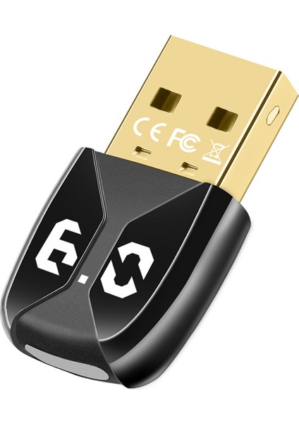 USB Bluetooth6.0 Dongle Bluetooth6.0 Bluetooth Klavye Fare Kulaklık Hoparlör Için Alıcı Verici (Yurt Dışından)