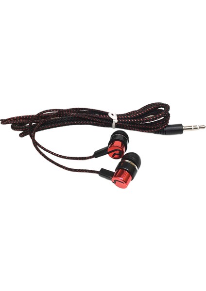 3,5mm Kulak Içi Kablolu Kulaklık Bas Stereo Kulaklıklar Mobil Kulaklık Gürültüsü, Bas Stereo Kulaklık (Yurt Dışından)