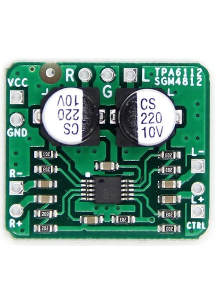 Kulaklık Amplifikatör Kartı 150 Mw Ses Diferansiyel Dengeli TPA6112 ve SGM4812 Hıfı Amp Modülü Hoparlör Modülü (Yurt Dışından)