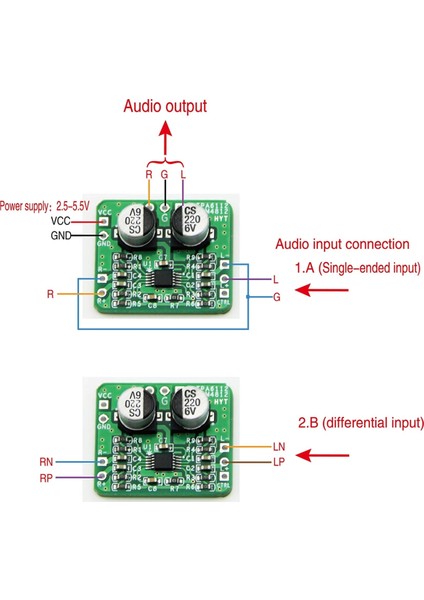 Kulaklık Amplifikatör Kartı 150 Mw Ses Diferansiyel Dengeli TPA6112 ve SGM4812 Hıfı Amp Modülü Hoparlör Modülü (Yurt Dışından) fiyatları