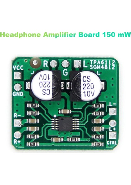 Kulaklık Amplifikatör Kartı 150 Mw Ses Diferansiyel Dengeli TPA6112 ve SGM4812 Hıfı Amp Modülü Hoparlör Modülü (Yurt Dışından) modelleri