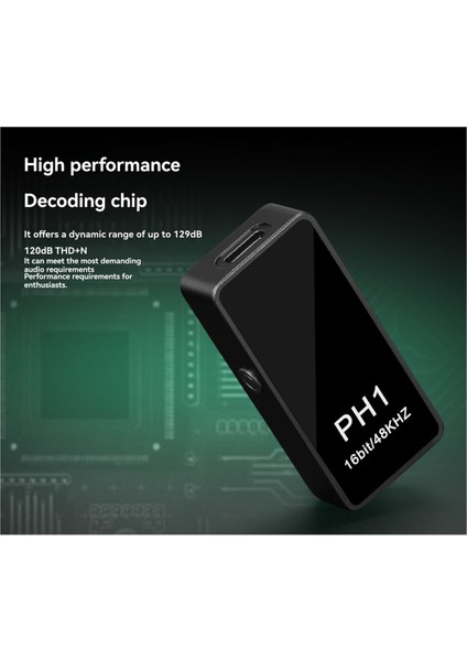 Ph1 Küçük Kuyruk Kayıpsız Kod Çözme Amplifikatörü Dengeli Ateş Hifi Taşınabilir Ses Kodlayıcı Amplifikatörü (Yurt Dışından) indirimleri