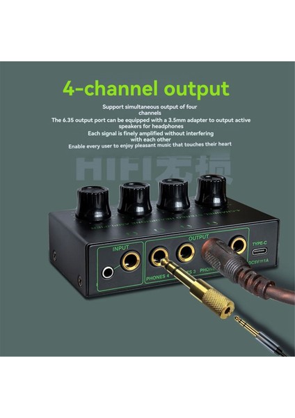 4 Kanal Düşük Gürültülü Stereo Ses Amplifikatörü Ses Mikseri Için Profesyonel Kulaklık Amplifikatörü Pc Gitar Seti 1 (Yurt Dışından) fırsatları