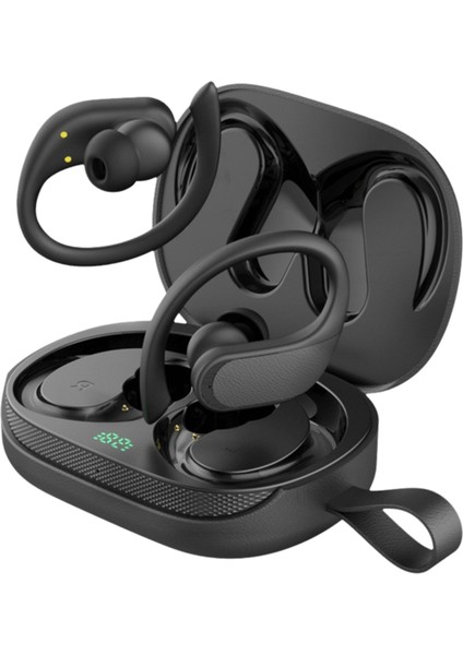 2 Adet Şarj Çantası ile Yardımcı Dinleme Kulaklıkları, Kulak Gürültüsünü Azaltmada Mini, Yaşlı Işitme Cihazı Amplifikatörü Siyah (Yurt Dışından)