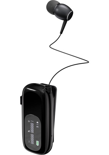 Geri Çekilebilir Kablolarla Bluetooth Kulaklık, Gürültü Önleyici Mikrofon Klips, 2 Telefona Bağlan Bluetooth Kulaklık (Yurt Dışından)