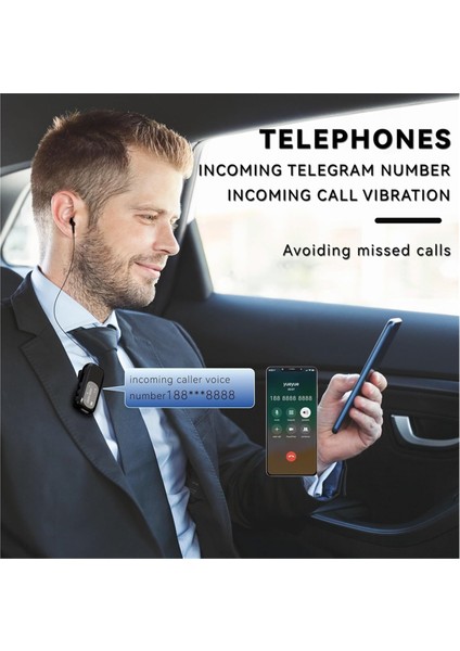 Geri Çekilebilir Kablolarla Bluetooth Kulaklık, Gürültü Önleyici Mikrofon Klips, 2 Telefona Bağlan Bluetooth Kulaklık (Yurt Dışından) fiyatları