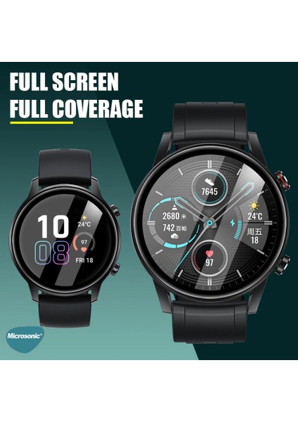 Huawei Watch Gt 6 41MM Tam Kaplayan Temperli Cam Full Ekran Koruyucu Siyah indirimleri