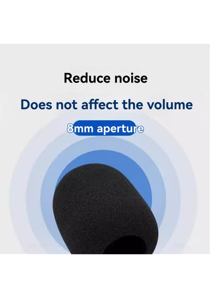 10PCS Mikrofon Kafa Kapağı Nefes Alabilir Köpük Mikrofonu Kulaklık Yaka Mikrofonu Için (Yurt Dışından) modelleri